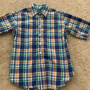 Boy’s Medium 8/10 Short sleeve Polo shirt by Ralph Lauren . Multi color